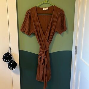 SEZANE - Knit Wrap Dress